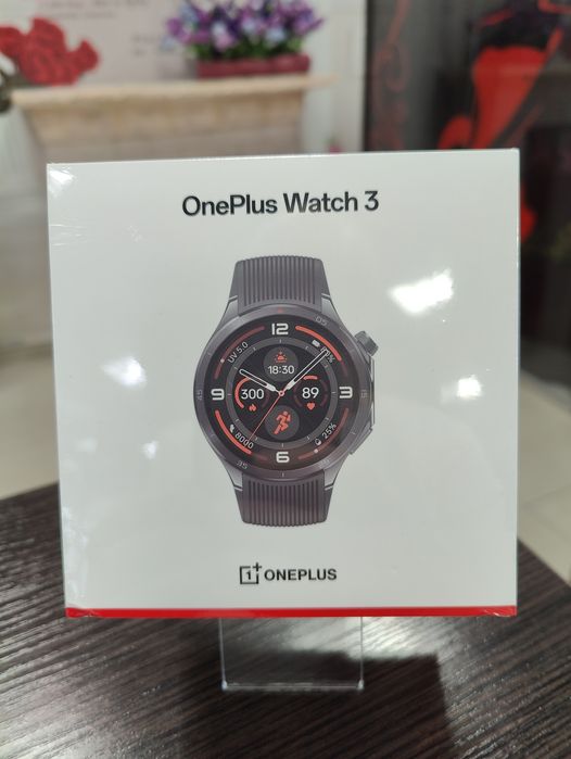 Смарт-годинник OnePlus Watch 3 Global Black 47mm, NFC, IP68, 5ATM