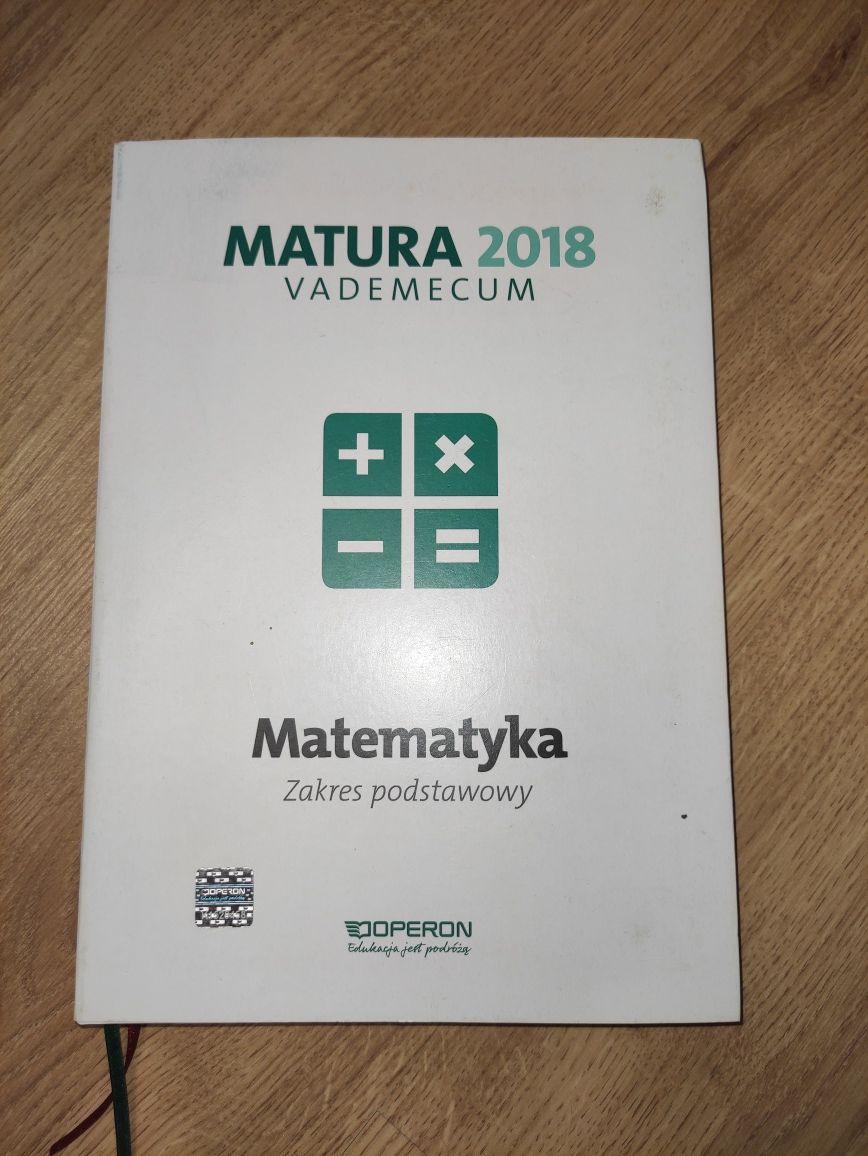 Matura 2018, Vademecum, Operon