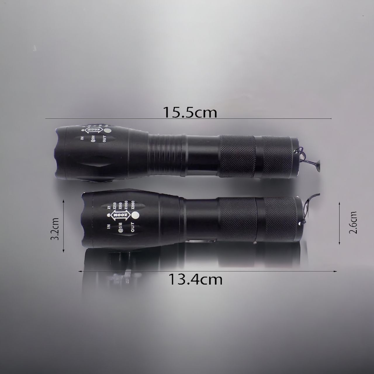 Фонарик + ультрафиолет (2в1) UV-395nm CREE