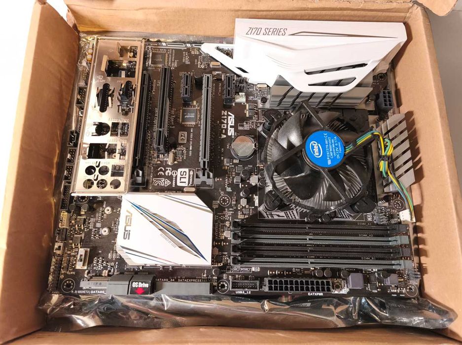 Płyta główna Asus Z170-A ATX LGA1151 M.2 + Procesor i3-6100, 3.70GHz