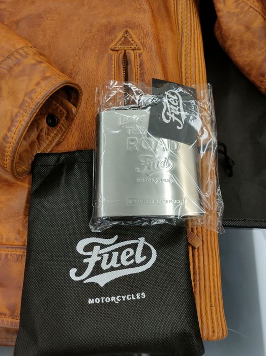 Casaco motard Fuel Bourbon tamanho L