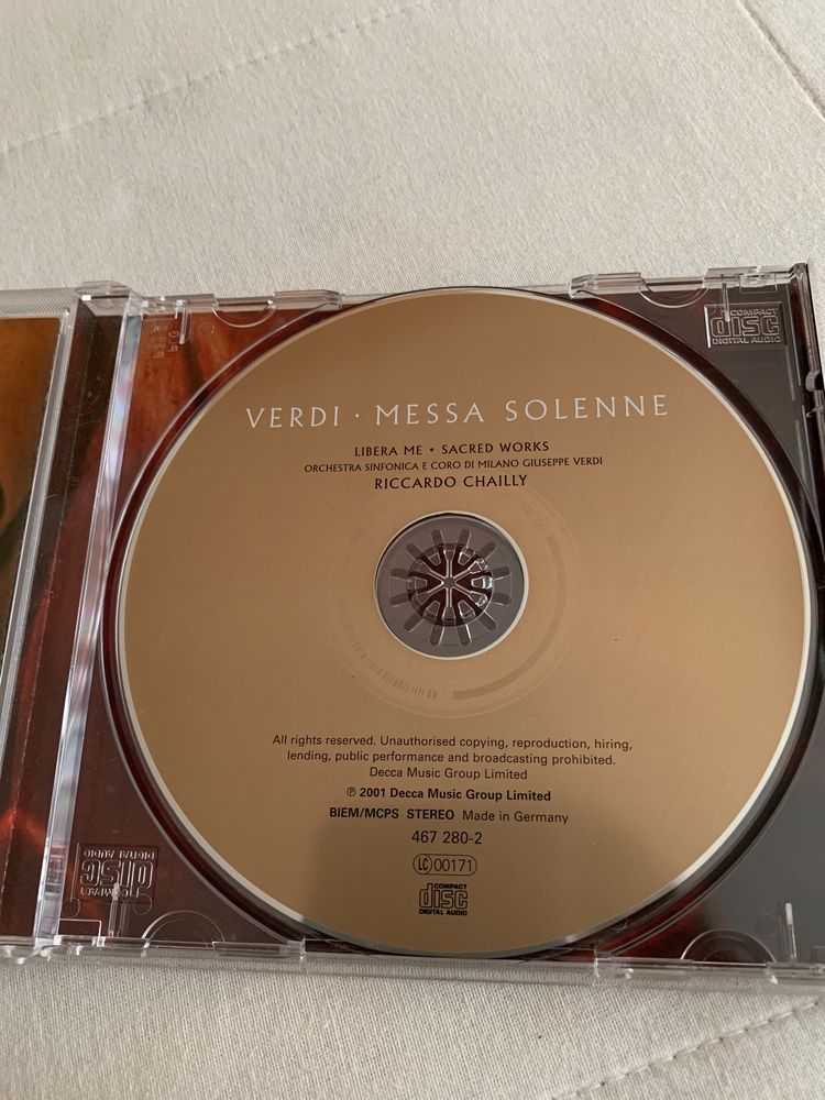 Cd -Five World Premiere -Verdi, Messa, Solenne