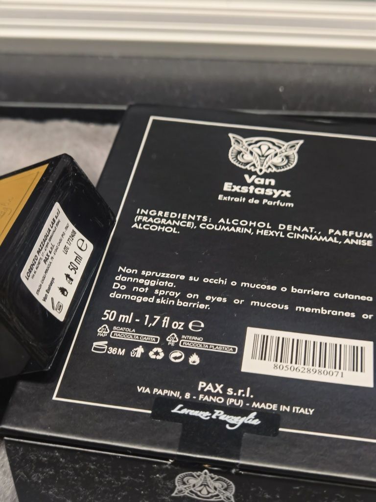 27/50ml Lorenzo Pazzaglia Van Exstasyx flakon ubytkowy