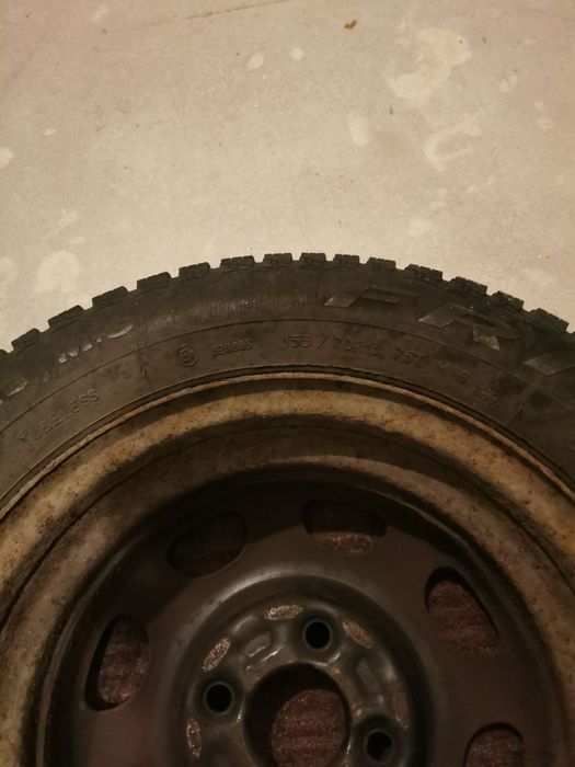 Felgi R13 155/70 opony zimowe