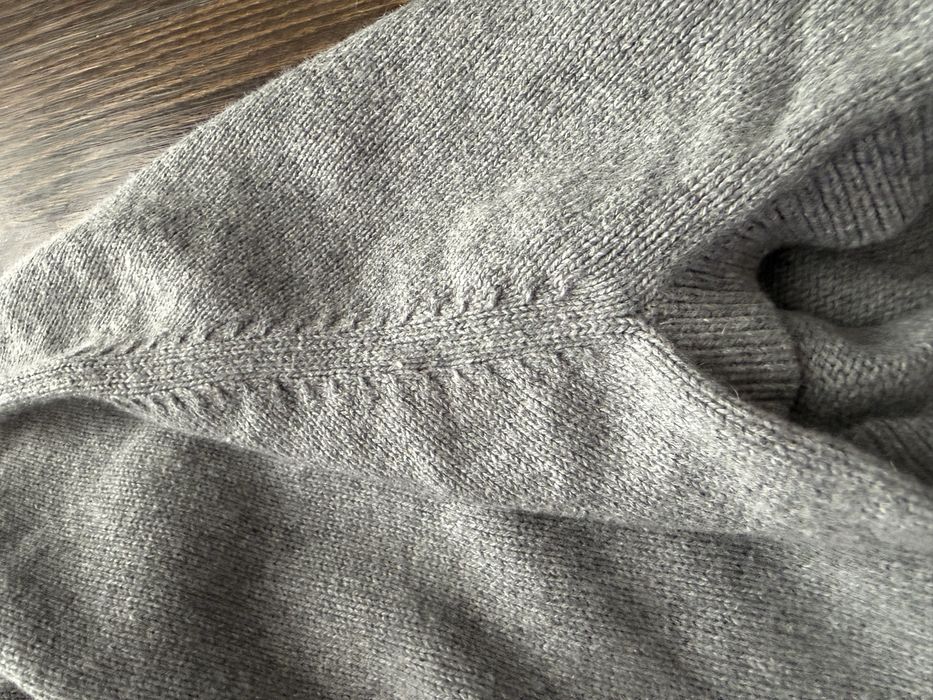 Szare ponczo Gerts Oslo Cashmere one size kardigan kaszmirowy M L s