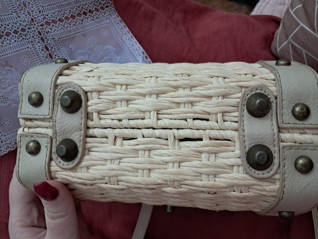 Mala  palha amarela