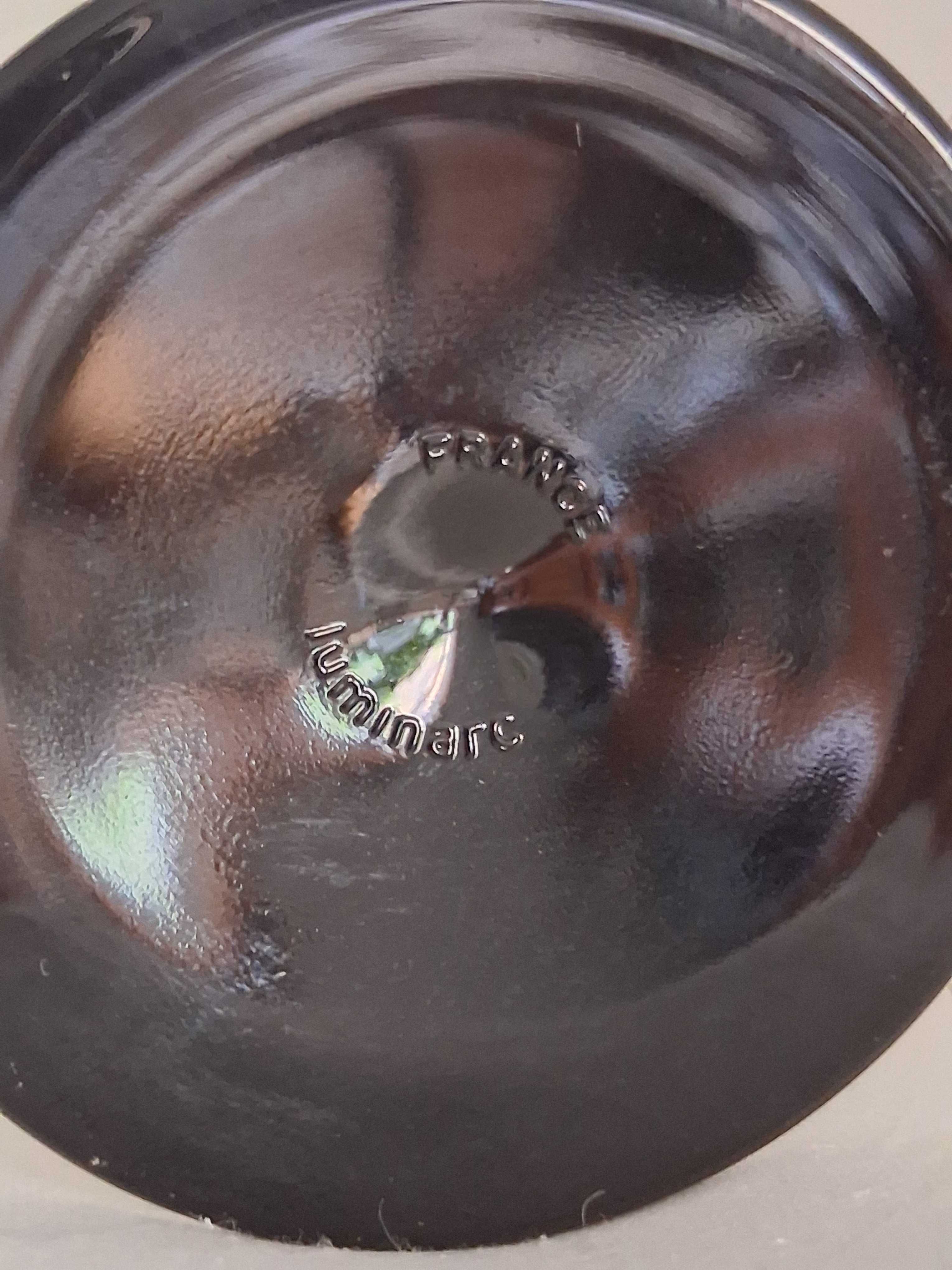 Copo de cocktail, com base e pé preto - Luminarc, França (Portes incl)