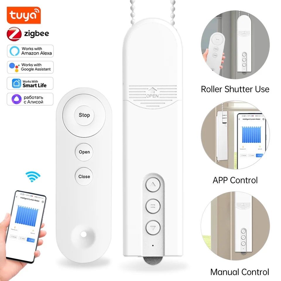 Розумний мотор карниз штор ролет двигун (ZigBee Wi-Fi) Tuya Smart Life