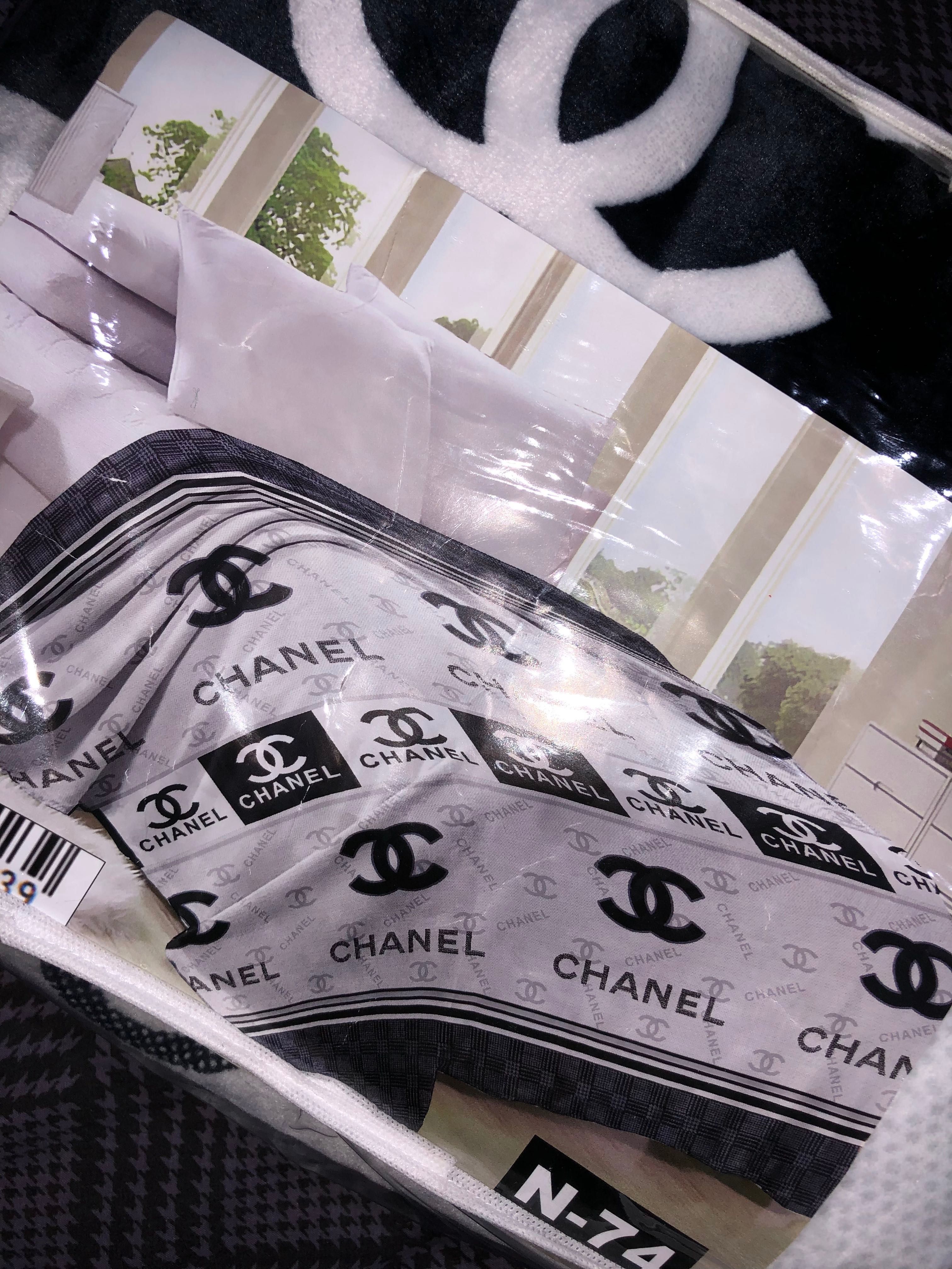 Плед покрывало Chanel Шанель