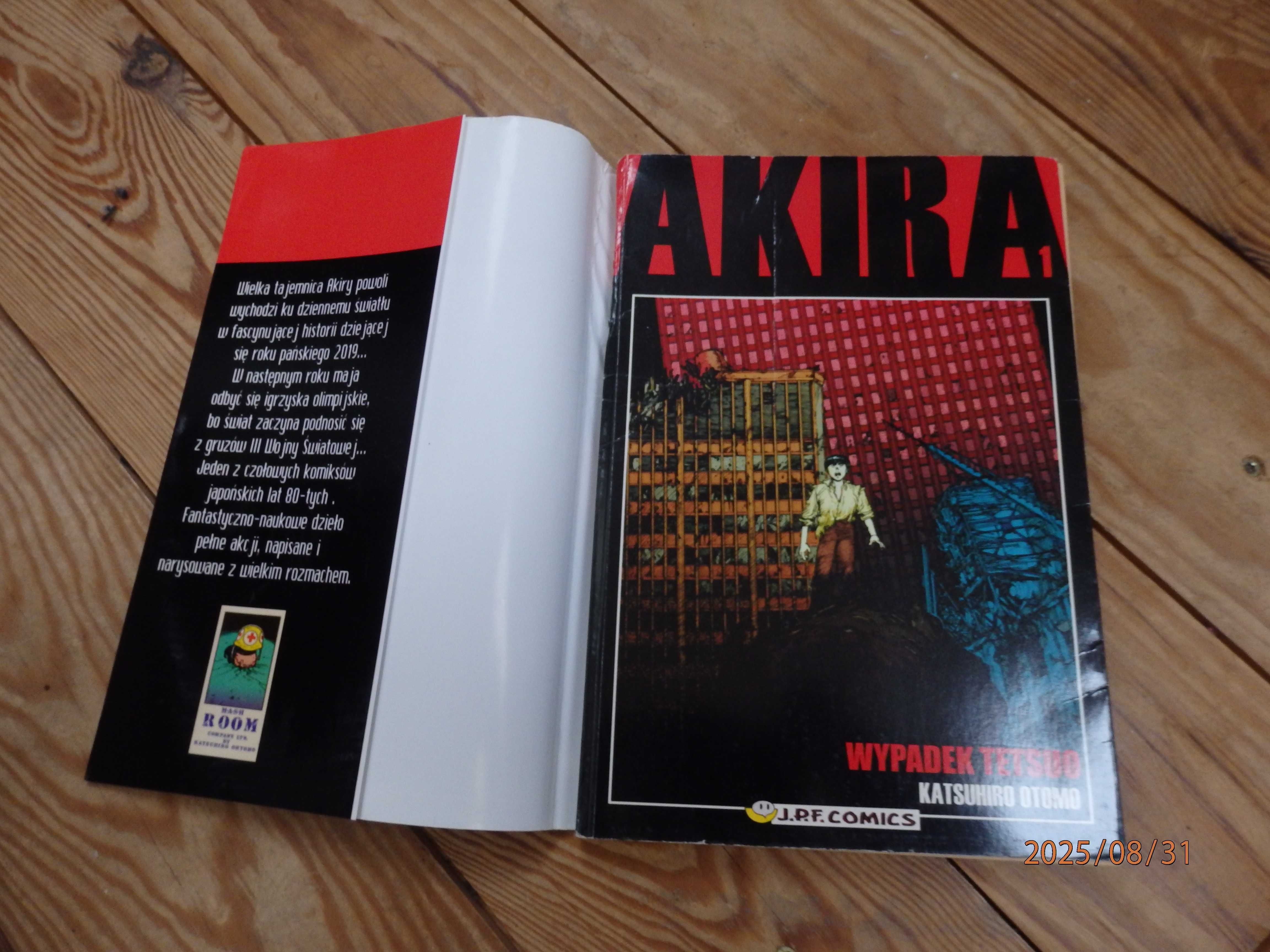 Komiks AKIRA wypadek tetsuo tom 1 +Kapitan Kloss 4 6 7 8