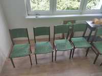 Krzesła komplet 6 sztuk Fameg PRL (do renowacji)