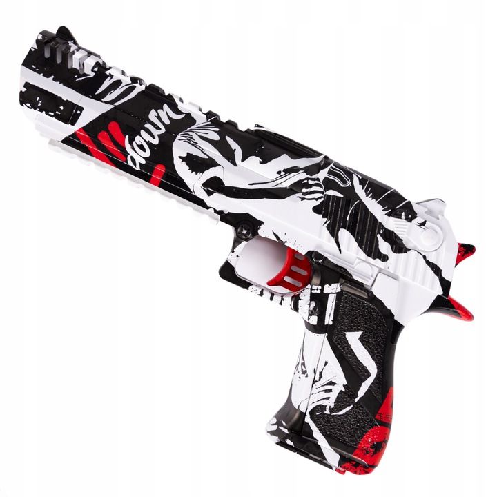 Pistolet Karabin Automat Kulki Żelowe Laser 40cm