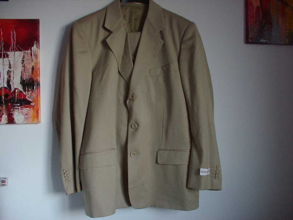 Garnitur Sunset Suits 176/108/94 Kamizelka Nowy 100% Wełna