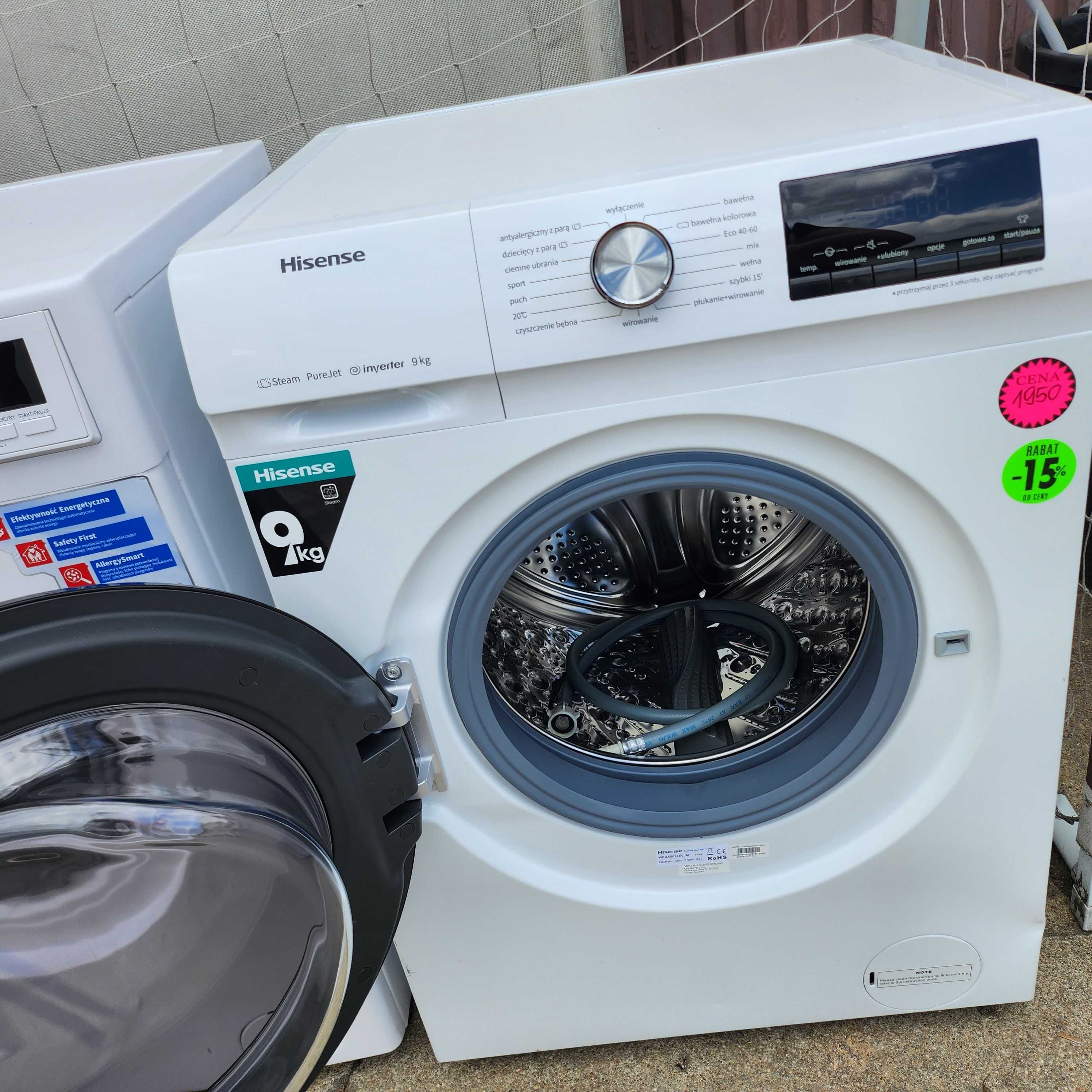 JANKI AGD Pralka Hisense WFQA9014EVJM