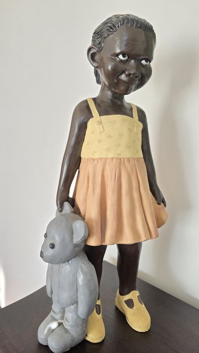 Raro Personagem de Filme Antigo ,em cerâmica