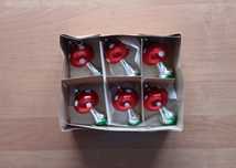 Bombki PRL muchomorki grzybki