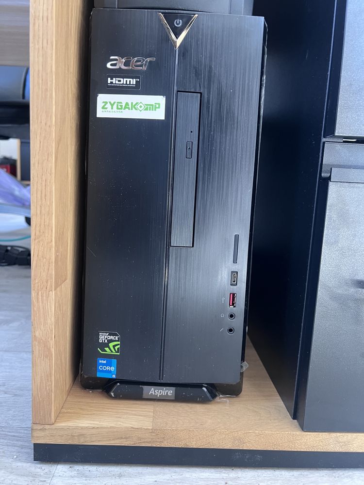 Nowy komputer Acer TC-1660| i5-11400F |16GB RAM|| SSD 512GB | GT 1030
