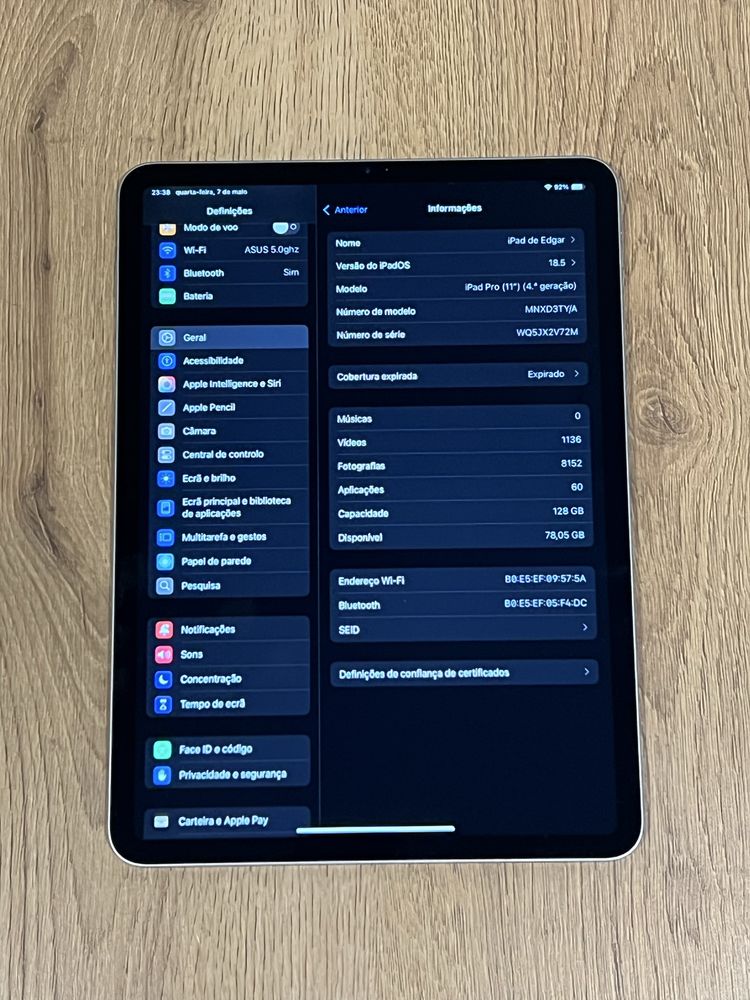 Ipad pro 11” 4th generation (2022) + pen 2th generation + keyboard