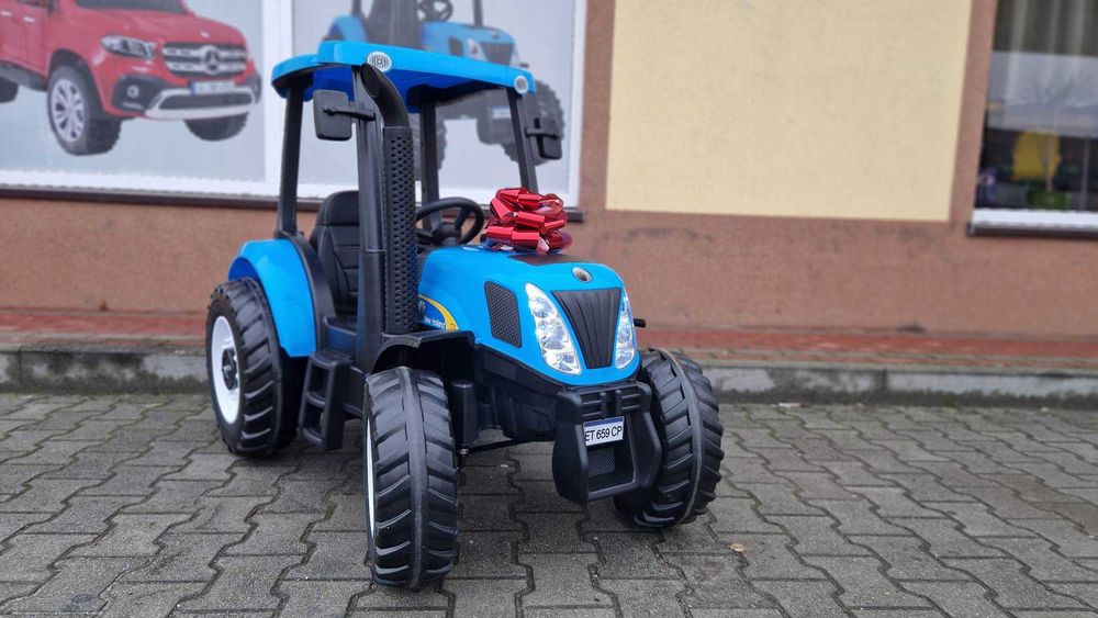 SKLEP! Traktor NEW HOLLAND dla dzieci WIELKI I MOCNY! autko el.