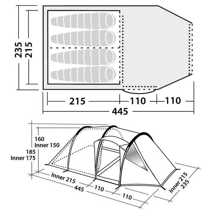 Namiot duńskiej marki ROBENS MIDNIGHT DREAMER Lekki! Światowe patenty!