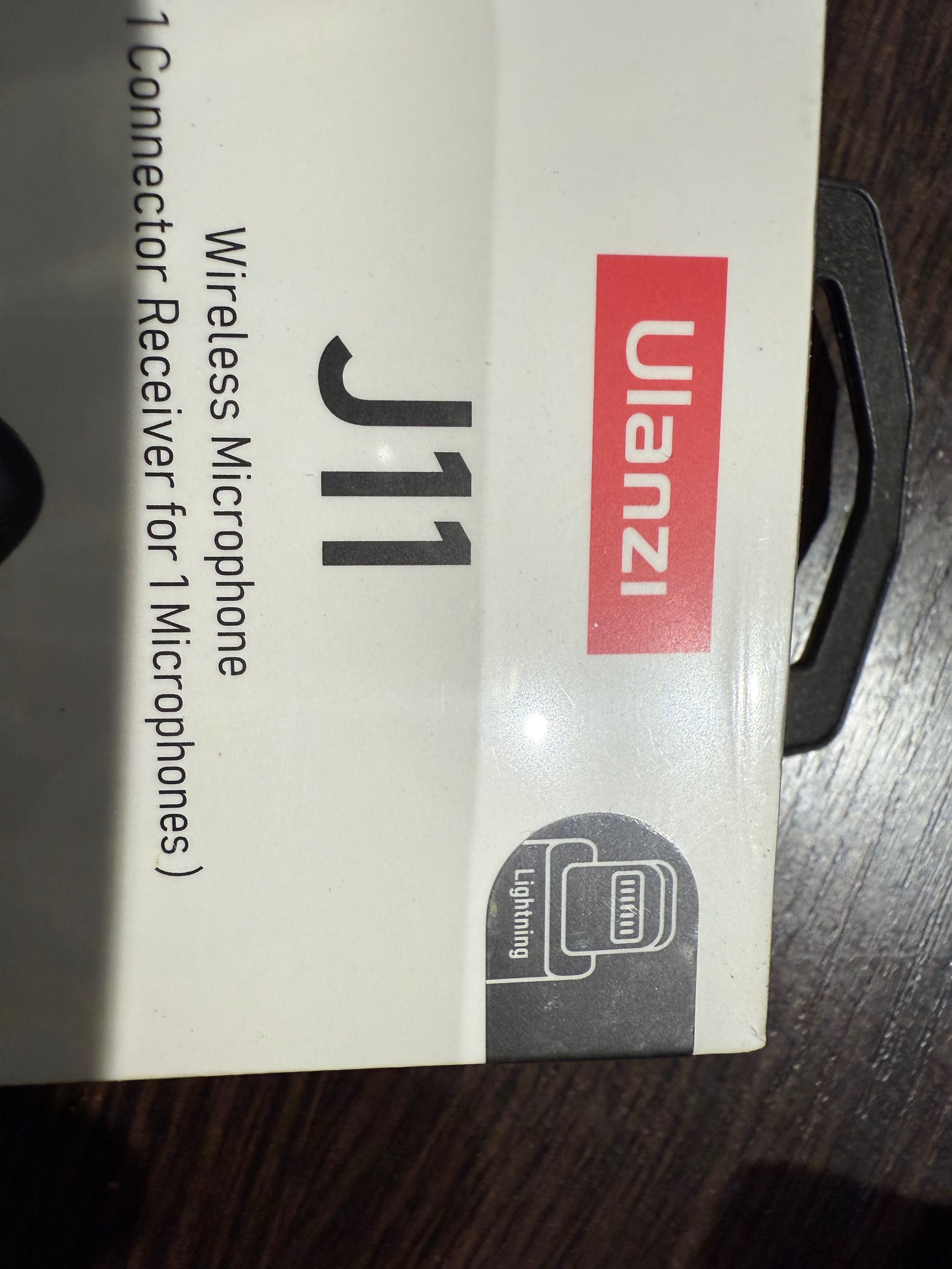 Мікрофон Ulanzi J11 оригінал, IPhone Lightining. 1шт.