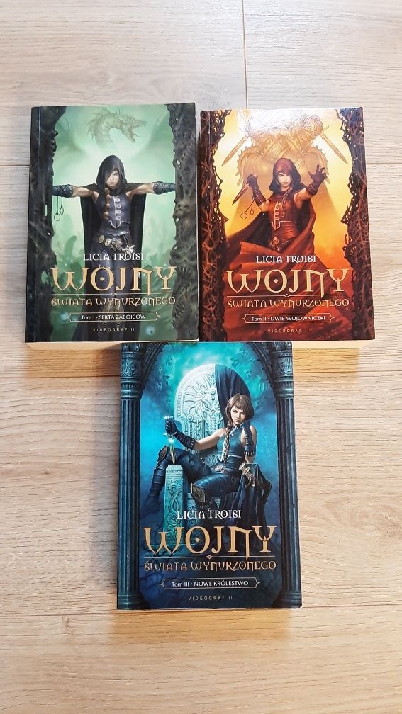 Komplet książek Licia Troisi Wojny świata wynurzonego tomy 1-3