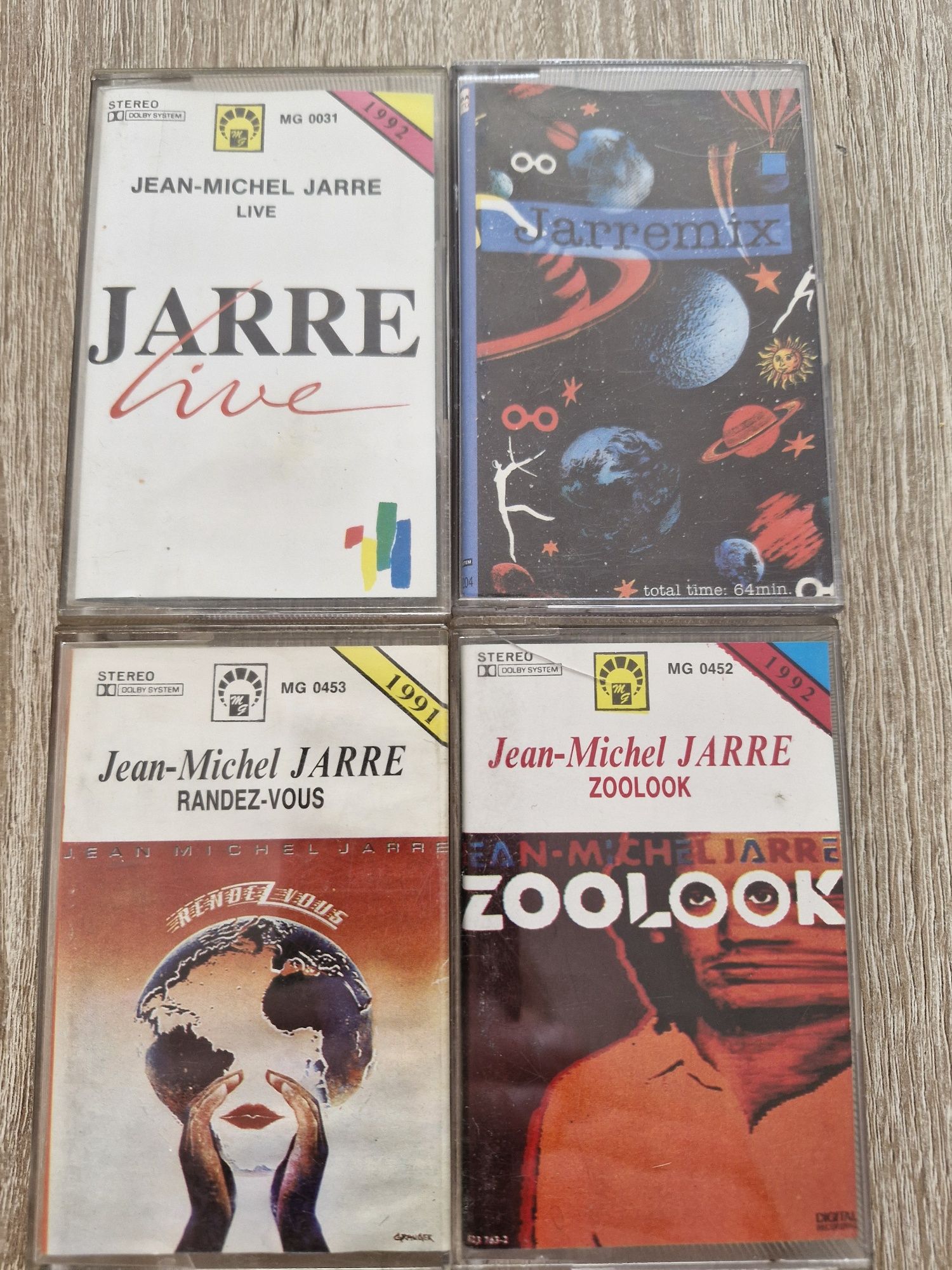 Jean Michal Jarre kasety audio 4 albumy