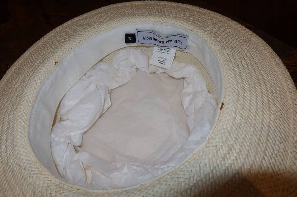 Оригінальна солом’яна шляпа Ruslan Baginskiy