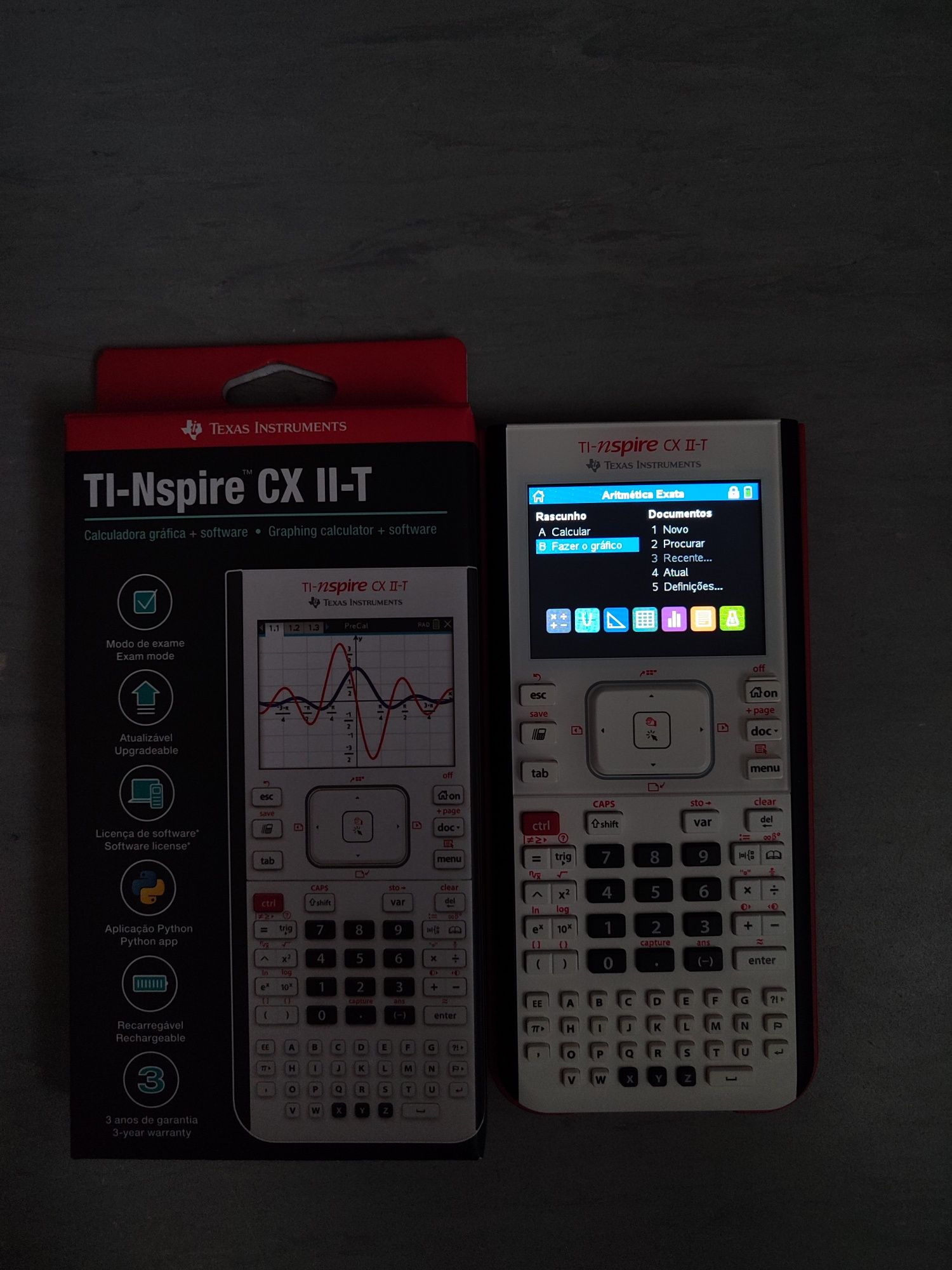 calculadora gráfica TI-Nspire CX II-T