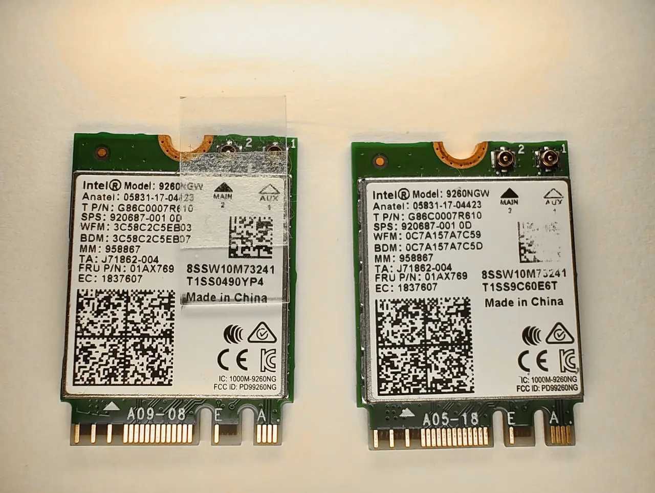 9260NGW WI-FI адаптер Intel Wireless-AC 9260 M.2 Bluetooth 5.1