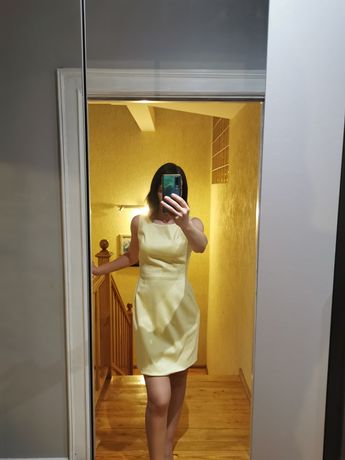 Sukienka żółta, rozmiar 36.