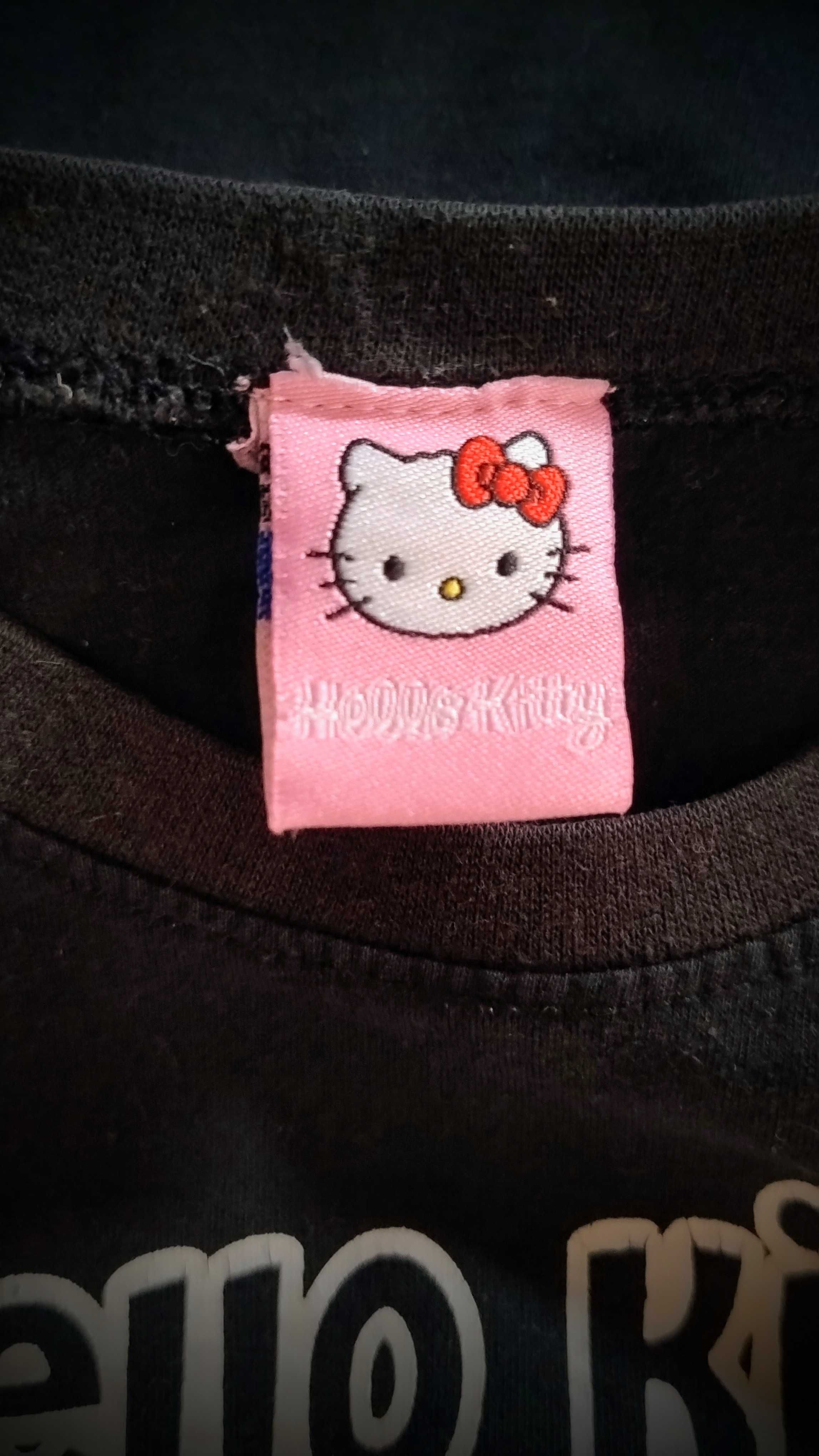 Bluzka basic Hello Kitty dla dziewczynki bawełna 100% r. 98