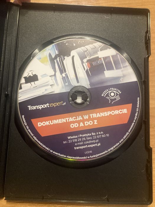 Dokumentacja w transporcie od A do Z płyta CD