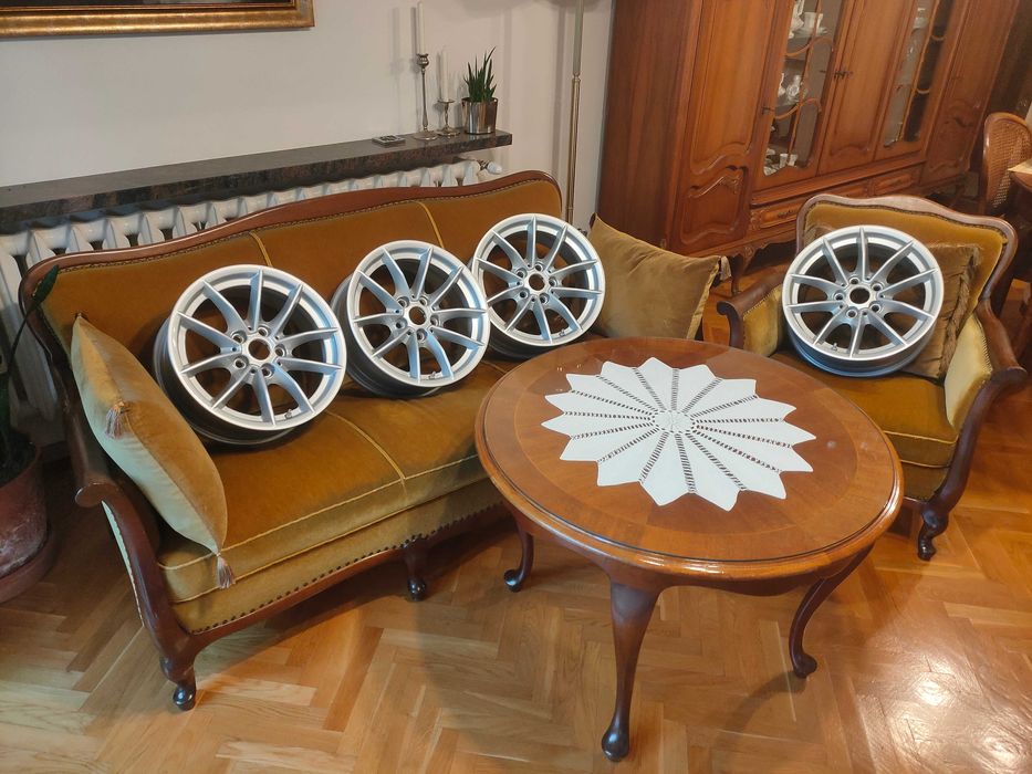 Eleganckie felgi do BMW 6,5J 16" 5x112 ET22 czujniki TPMS, dekle, G20