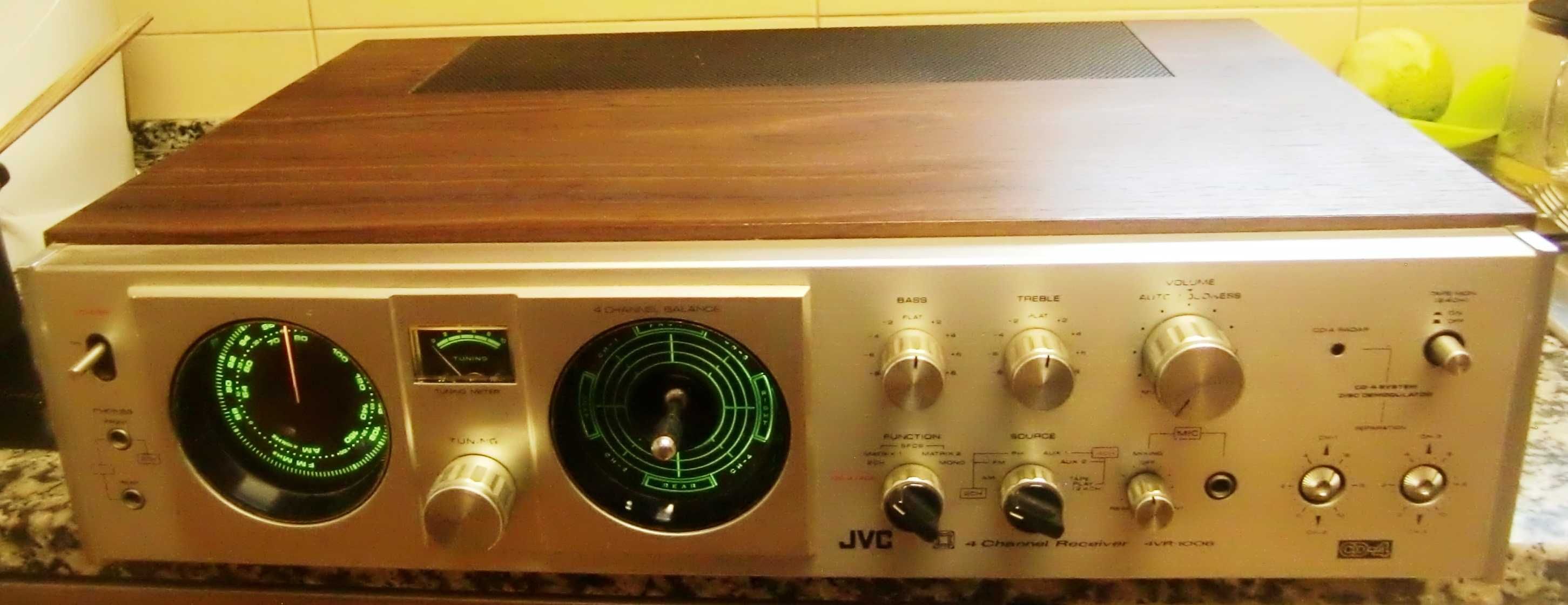 Amplificador / Receptor JVC 4VR-1006 Quadrifônico de 1973“vintage”