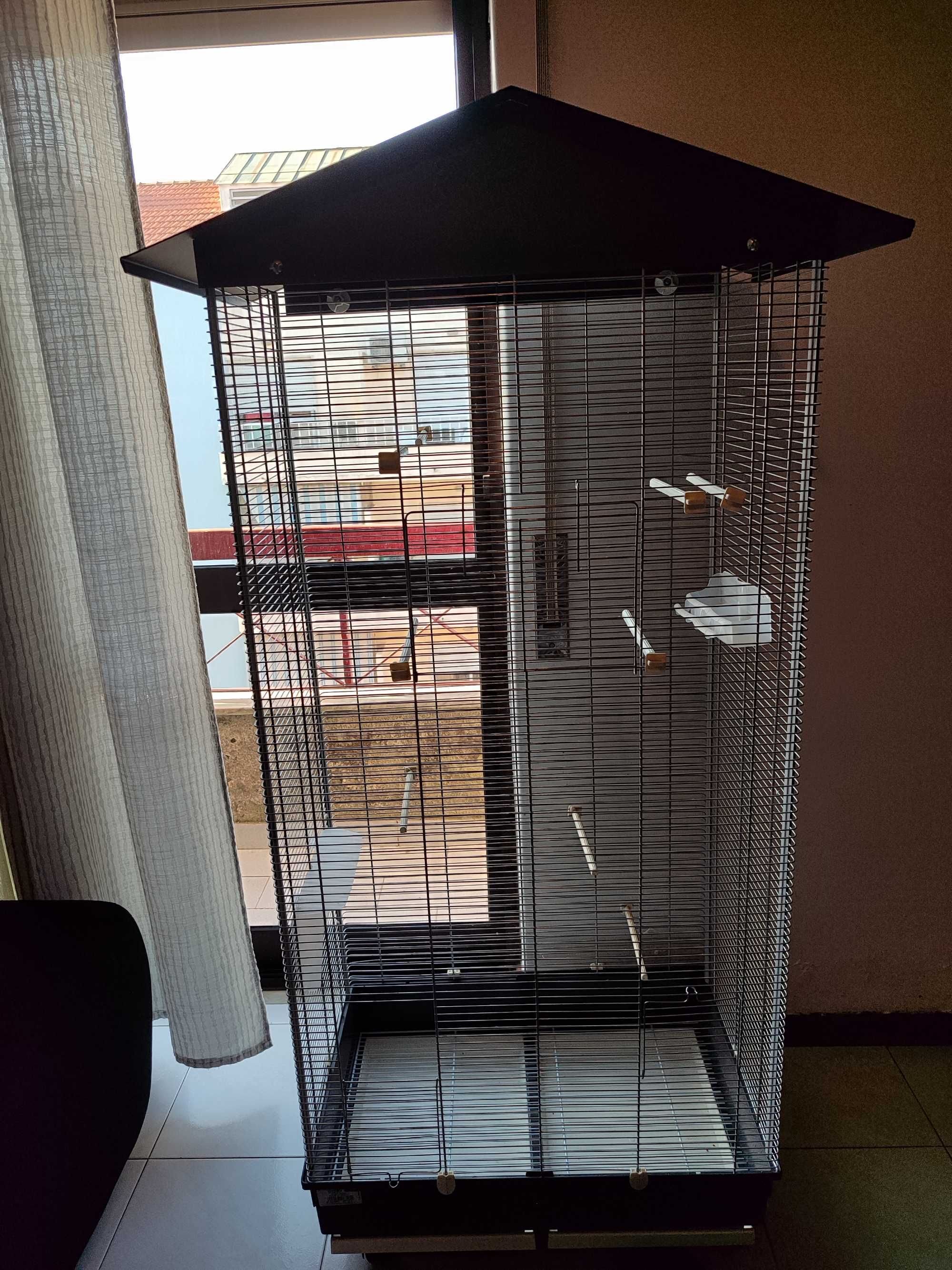 Gaiola viveiro para pássaros