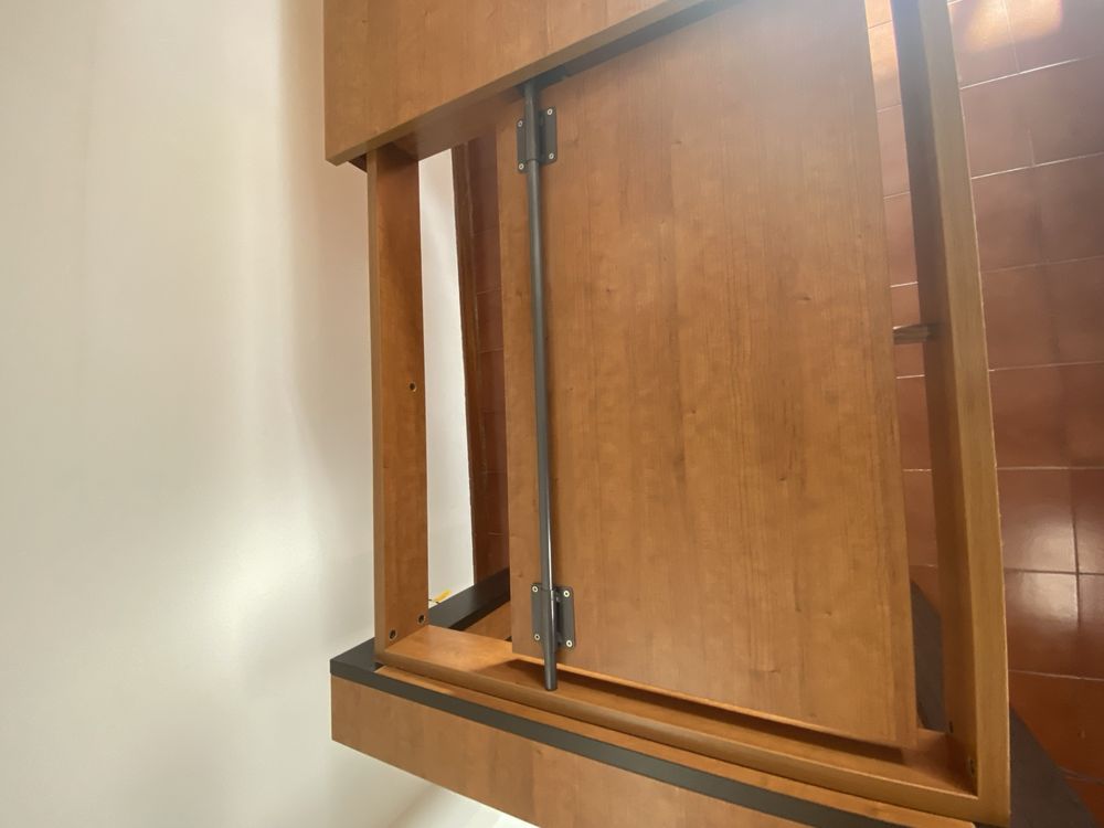 Mesa  de carvalho extensível conforama
