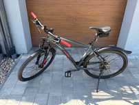 Rower Cube  Attenction XL szaro-czerwony