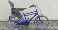 Rower 24 cali miejski holenderski Popal niebieski granatowy Shimano