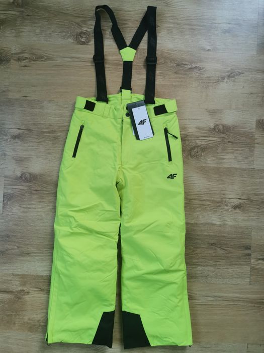Spodnie narciarskie chłopięce 4F zimowe kombinezon membrana 8000 na sz
