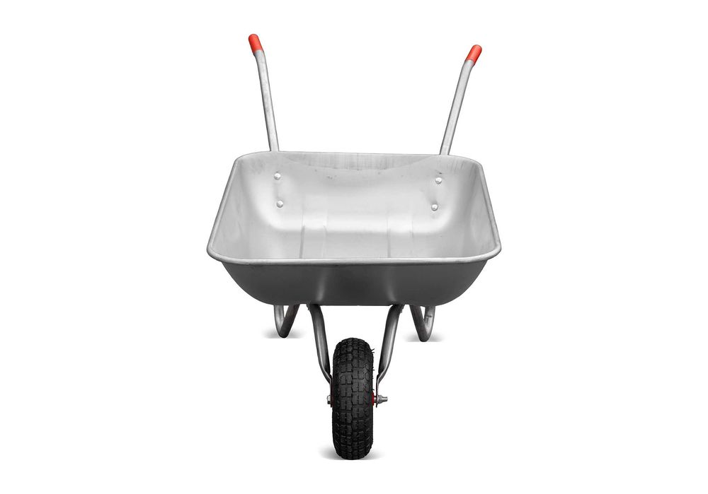 NOWA Taczka Budowlana 80L Kingway ALU pompowane koło 80kg