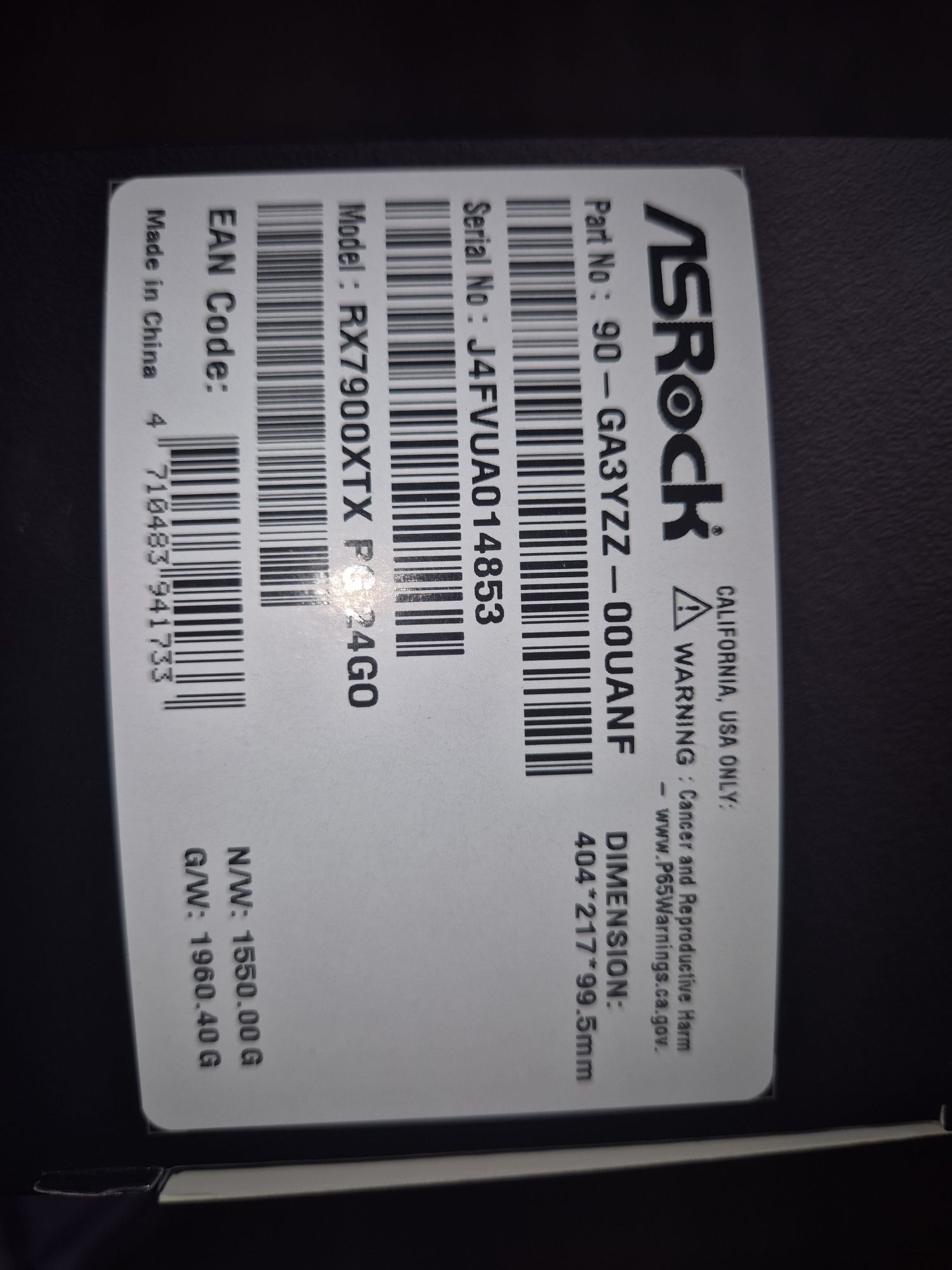 Karta graficzna Radeon RX 7900 XTX PHANTOM GAMING 24GB OC GDDR6 384bit