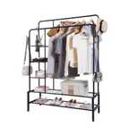 Regał metalowy na ubrania oraz buty 120 cm x 160 cm wieszak, stojak