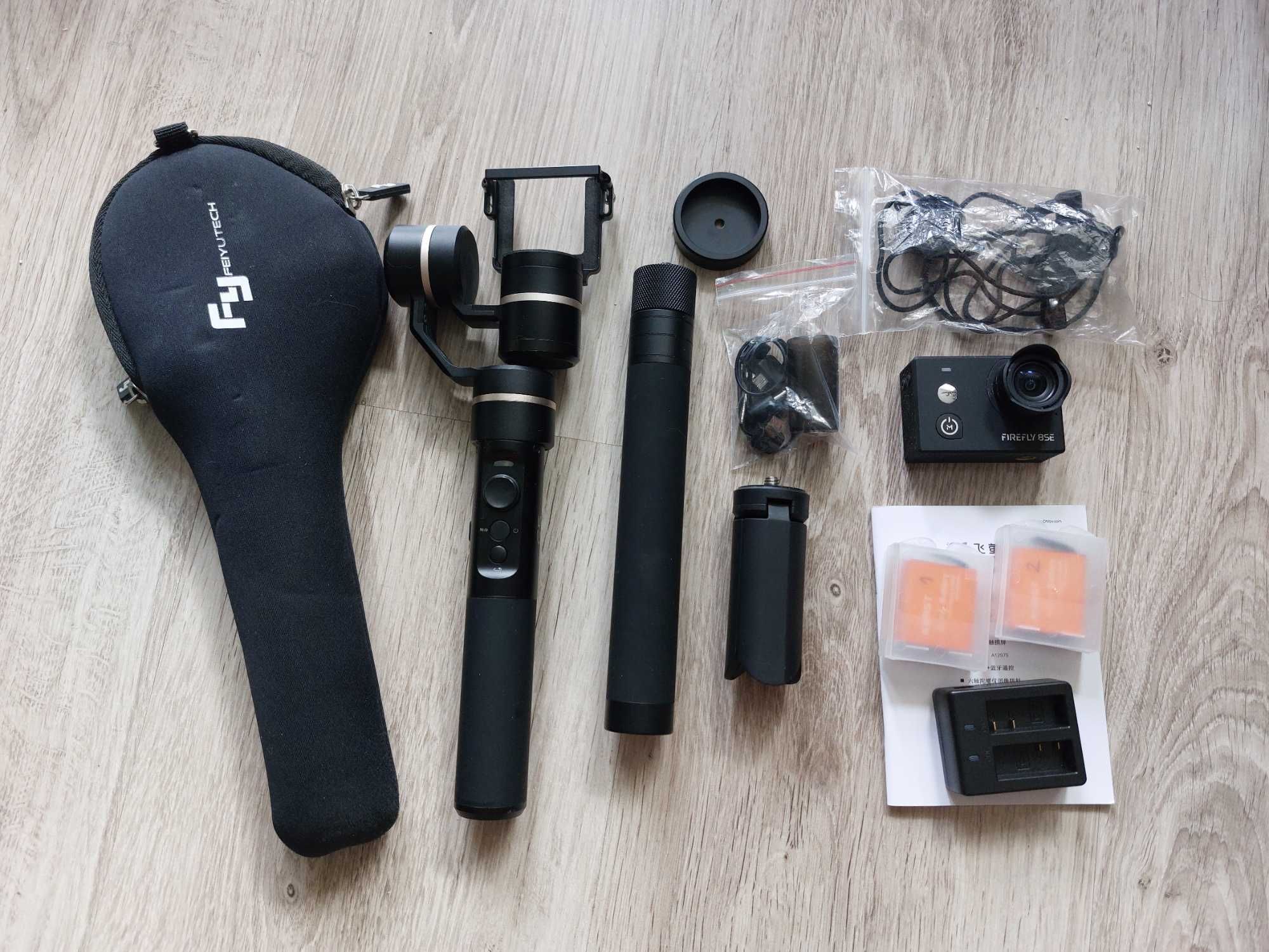 Zestaw kamera 4K i gimbal, akcesoria