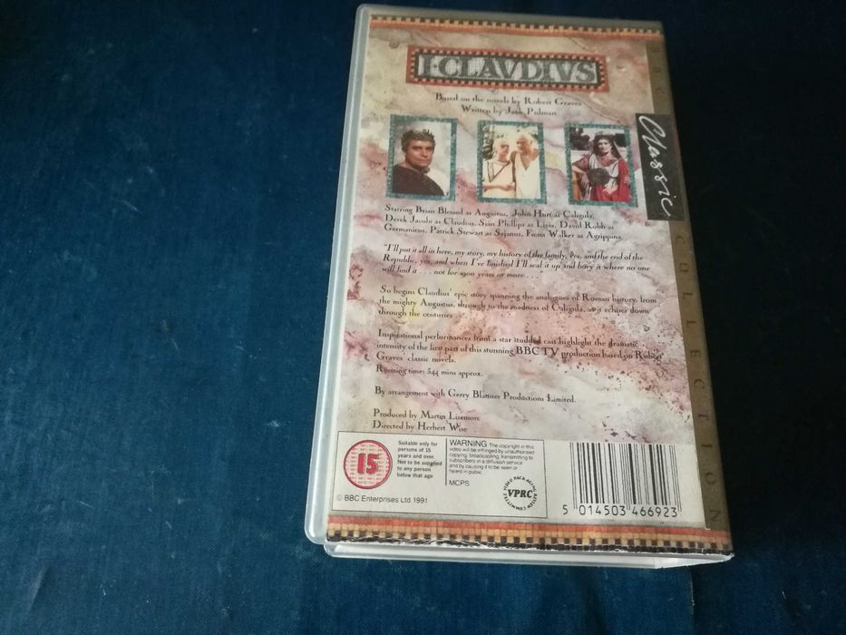 I-CLAVDIVS - Serie BBC . Part I and II  2 X VHS