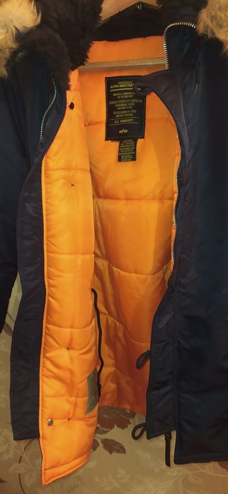 парка Alpha ind. N3B Replica Blue L-XL