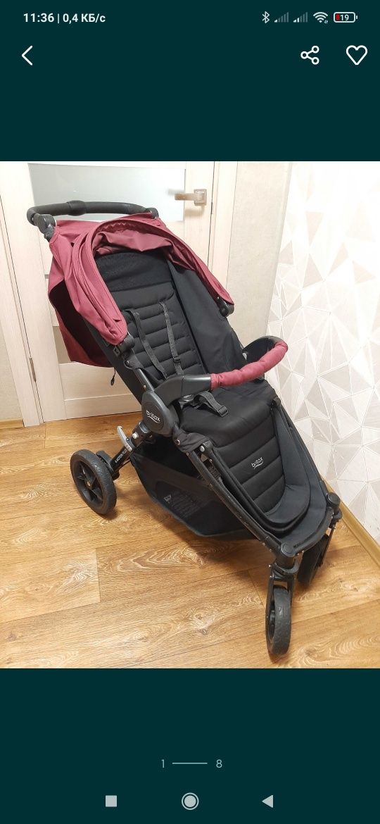 Прогулочная коляска Britax B-Motion 4 Plus , коляска 2в1