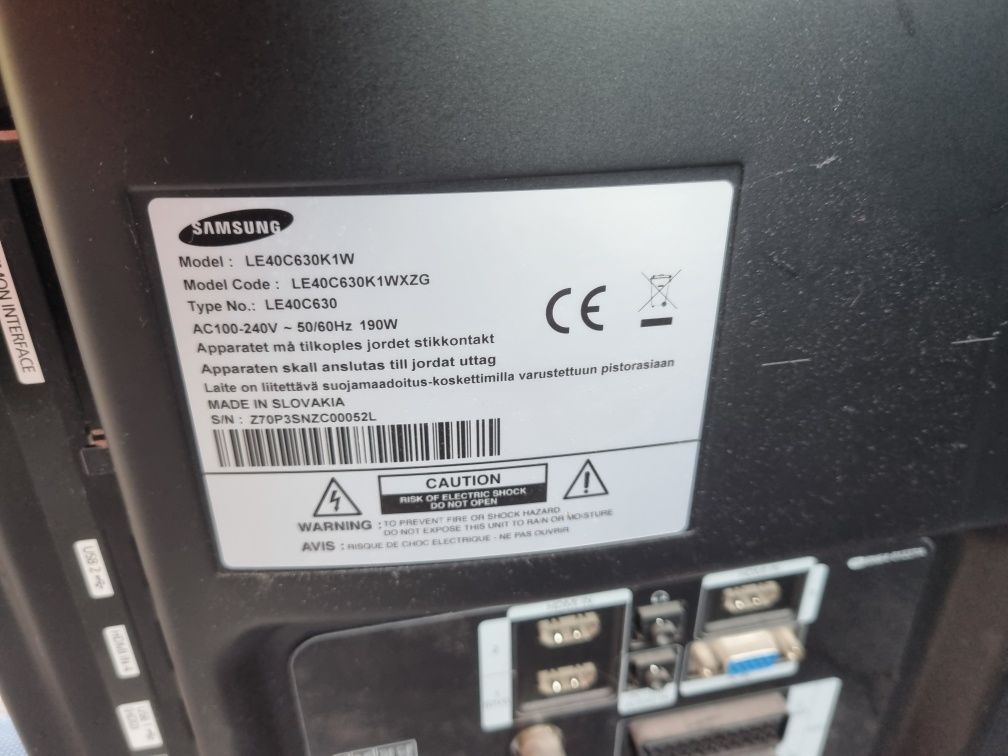 Телевізор Samsung 40 дюймів