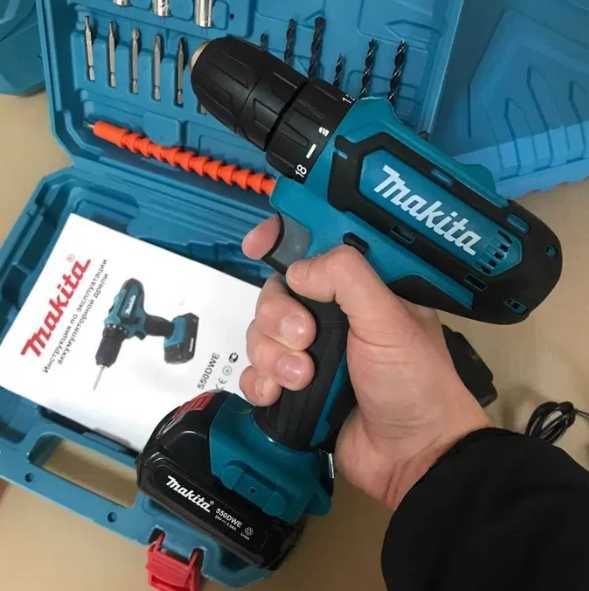 РОЗПРОДАЖ ‼️  Акамуляторний Шуруповерт Makita 24В с DFR новий в кейсі