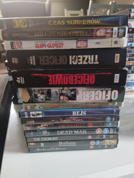 Filmy DVD hity używane i nowe, zafoliowane 5zl/szt